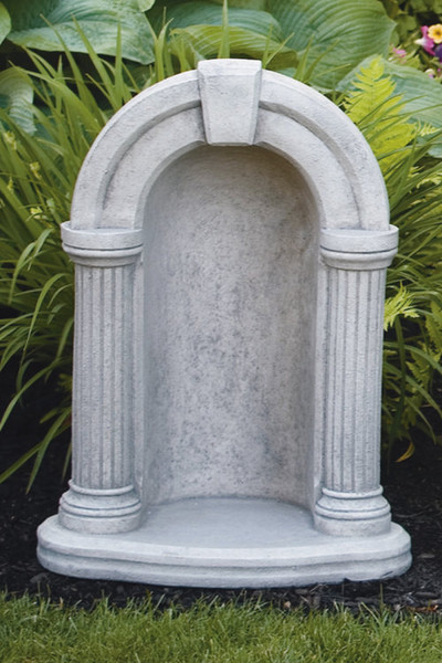 Keystone round grotto creates an instant shelter for your statues